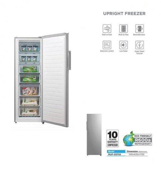Midea Upright Freezer [MUF-307SS] - Click Image to Close