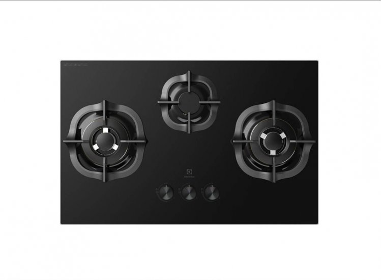 Electrolux 80cm Built-In Gas Hob (3 Cooking Zones) [EHG8321BC] - Click Image to Close
