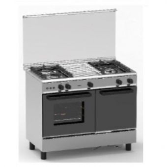 Zanussi 3 Burners Gas Cooker [ZCM-932X] - Click Image to Close