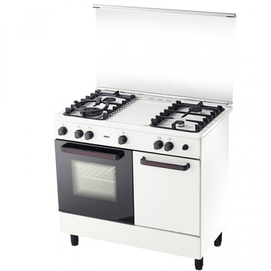 Zanussi 4 Burner Gas Cooker+62L Gas Oven [ZCG-940W] - Click Image to Close
