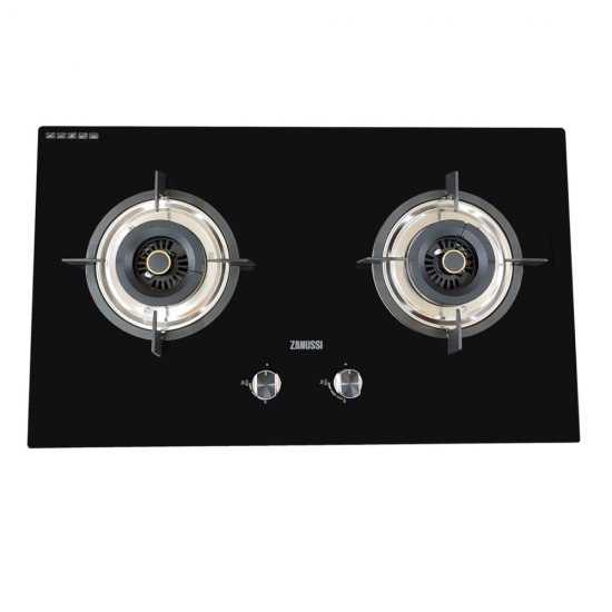 Zanussi 2 Brass Burner Cap Built-In Gas Hob 76cm [ZHG-7205BA] - Click Image to Close