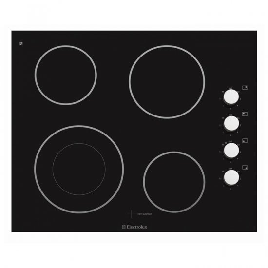 Electrolux Built-in Ceramic Hob 60cm (4 Cook Zones) [EHEC-65BS] - Click Image to Close