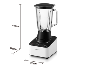 Panasonic Blender Glass Jug with Dry Mill+Wet Mill [MX-V310KSL]