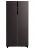 Toshiba Fridge Side by Side 530L Satin Grey [GR-RS600WI-PMY(37)]