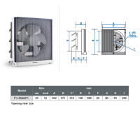 Panasonic Exhaust Fan [FV-25AUF1DBH]