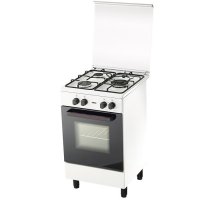 Zanussi 3 Burners Gas Cooker+62L Gas Oven [ZCG-530W]