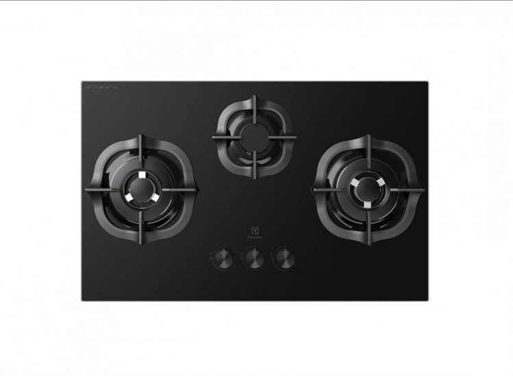 Electrolux 80cm Built-In Gas Hob with 3 Cooking Zones EHG8321BC - Click Image to Close