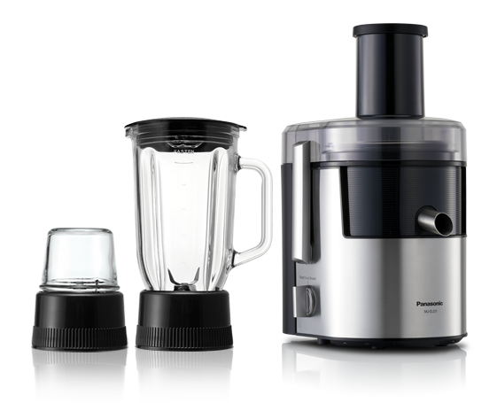 Panasonic Juicer 3 in 1 Juicing, Blending, Grinding [MJ-DJ31SSL]