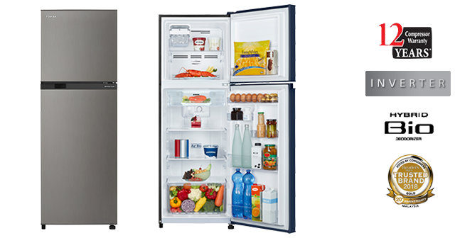 Toshiba 252L 2 Door Inverter Fridge [GR-A28MS (DS)]